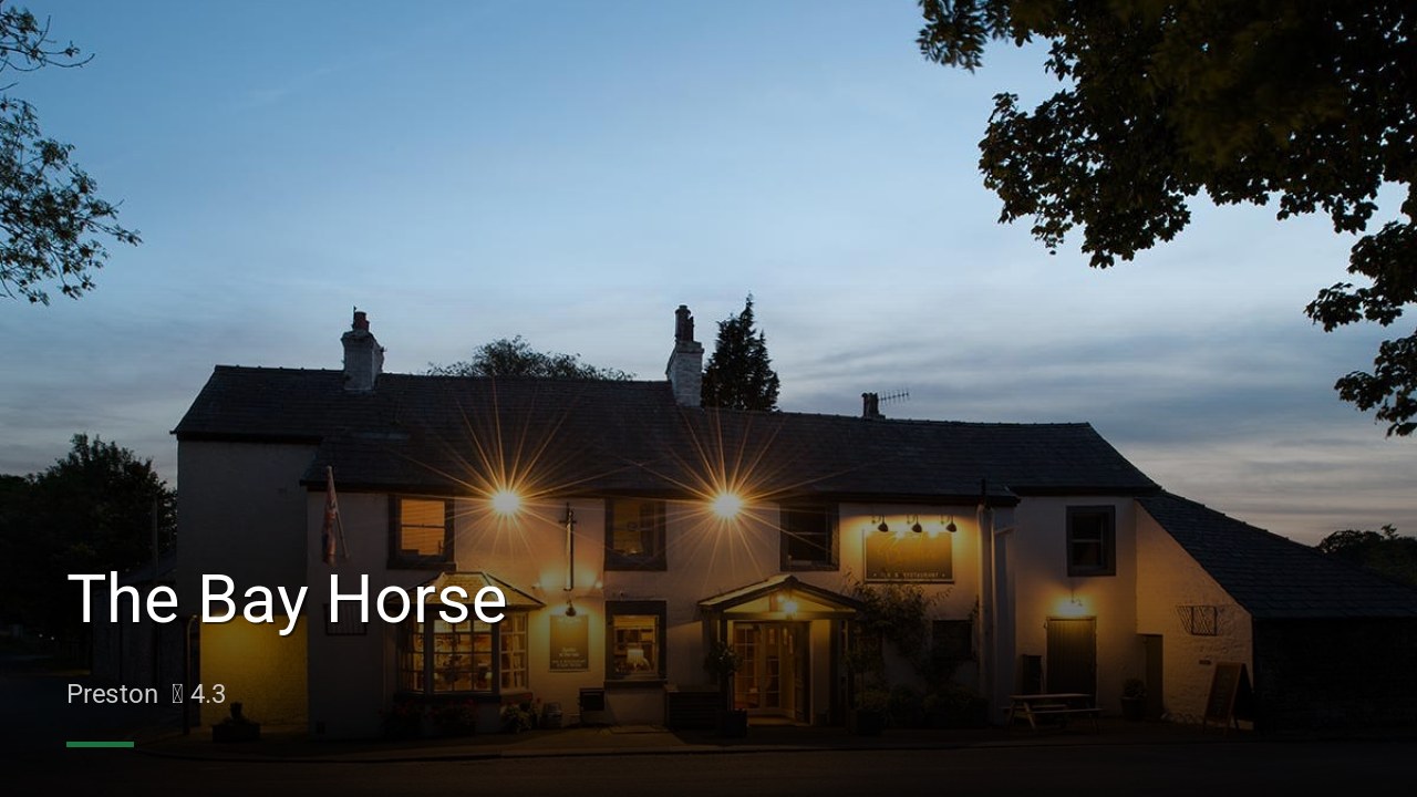 The Bay Horse - Sports Bars in Preston