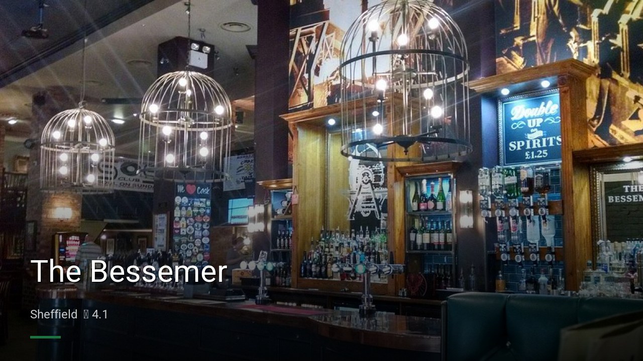 The Bessemer - Sports Bars in Sheffield