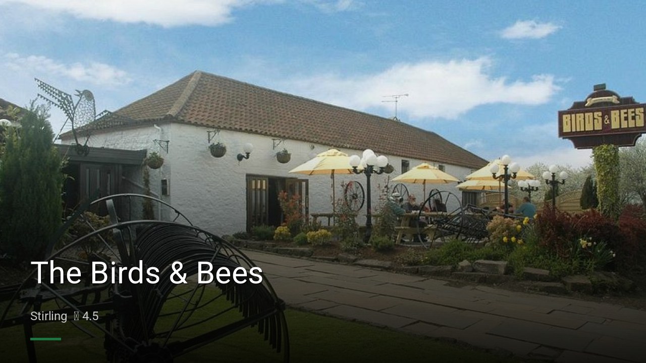 The Birds & Bees - Sports Bars in Stirling