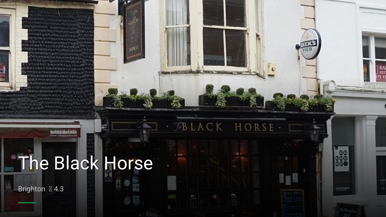 The Black Horse - Sports Bars in Brighton