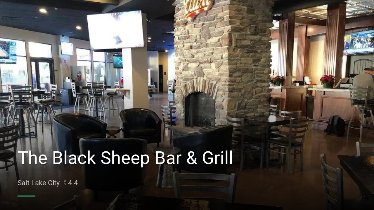 The Black Sheep Bar & Grill - Sports Bars in Salt Lake City