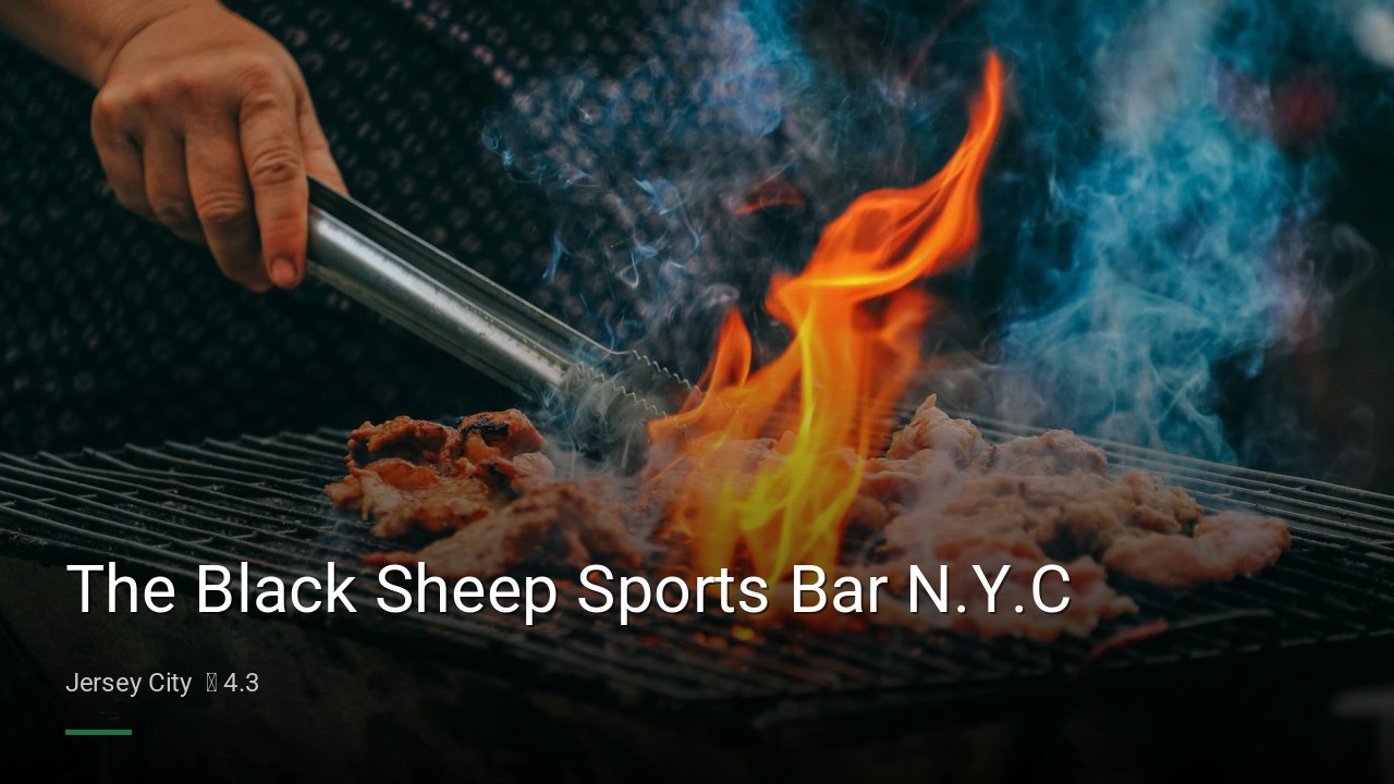 The Black Sheep Sports Bar N.Y.C — Sports bars in Jersey City
