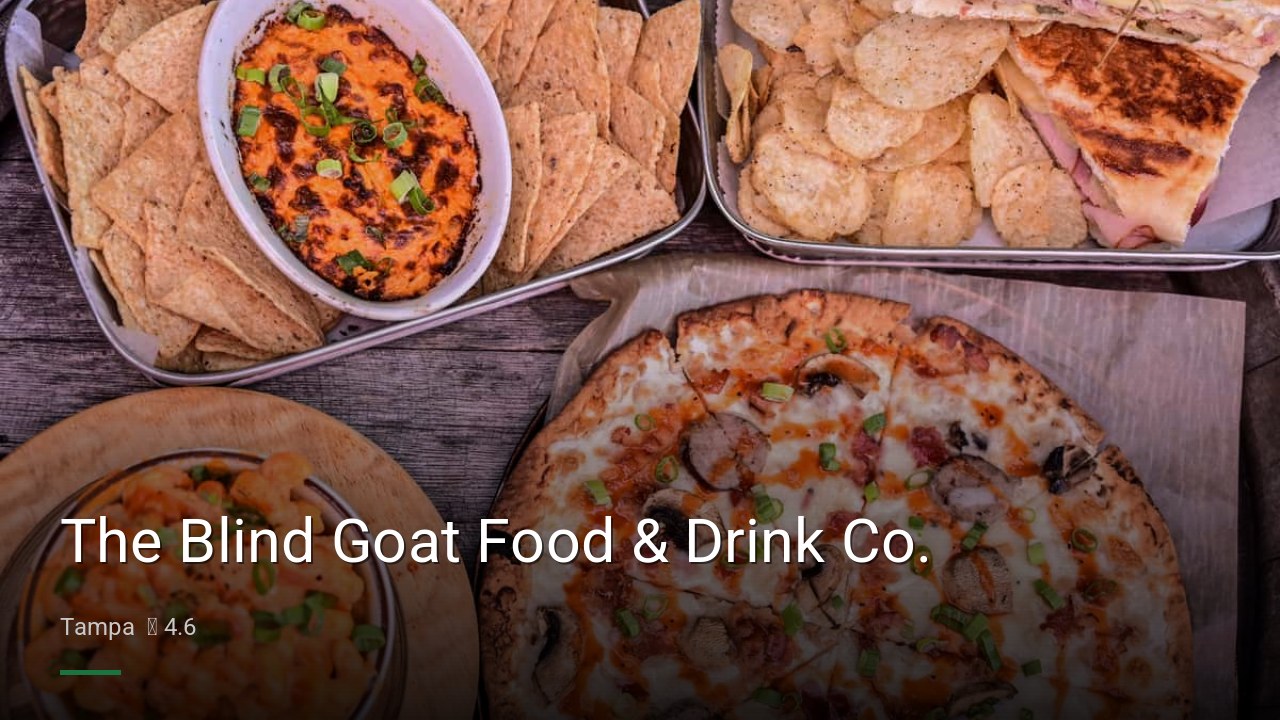 The Blind Goat Food & Drink Co. - Sports Bars in Tampa