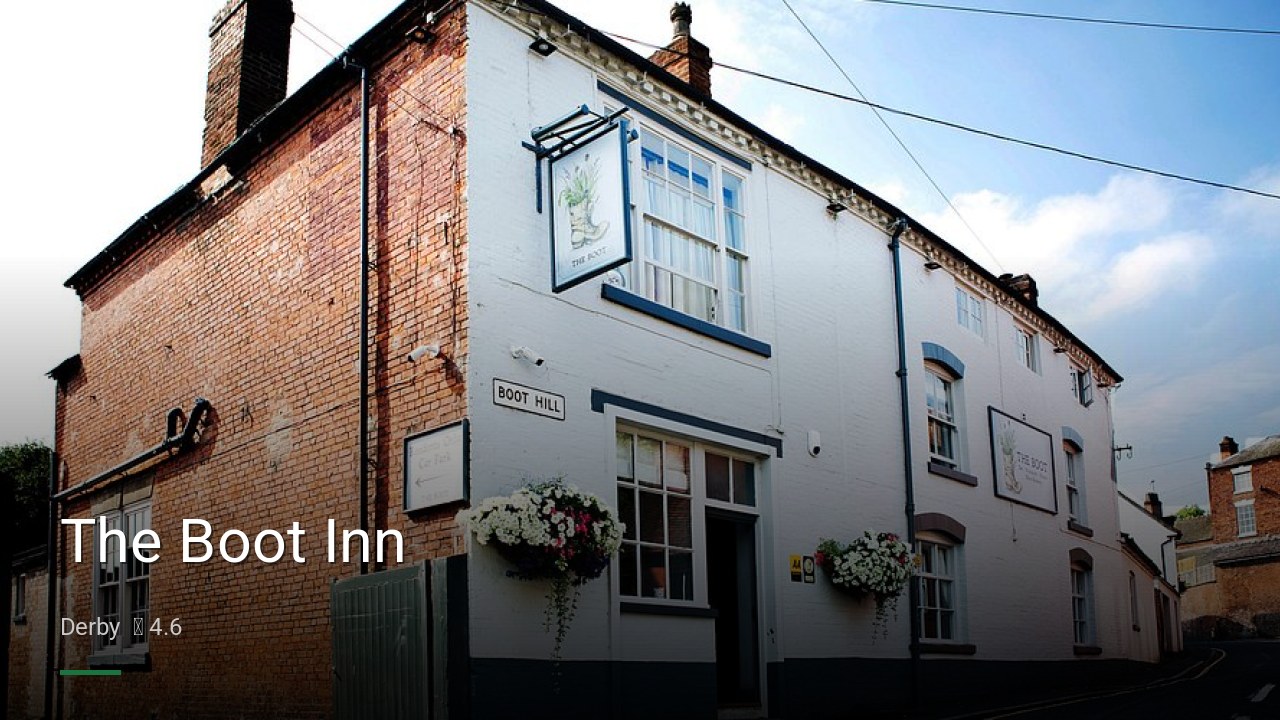 The Boot Inn - Sports Bars in Derby