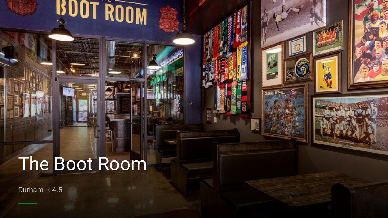 The Boot Room - Sports Bars in Durham