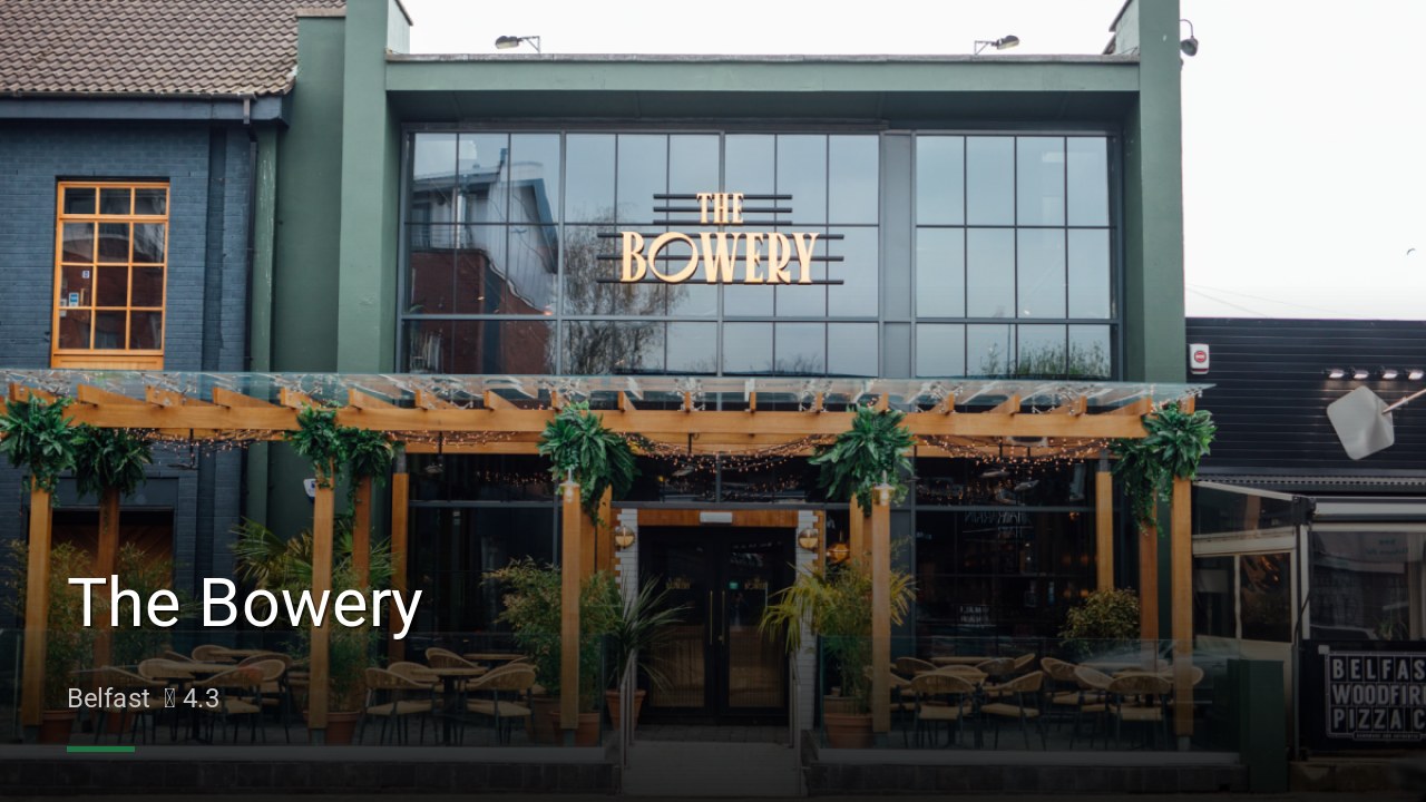 The Bowery - Sports Bars in Belfast