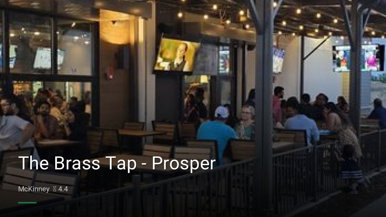 The Brass Tap - Prosper - Sports Bars in McKinney