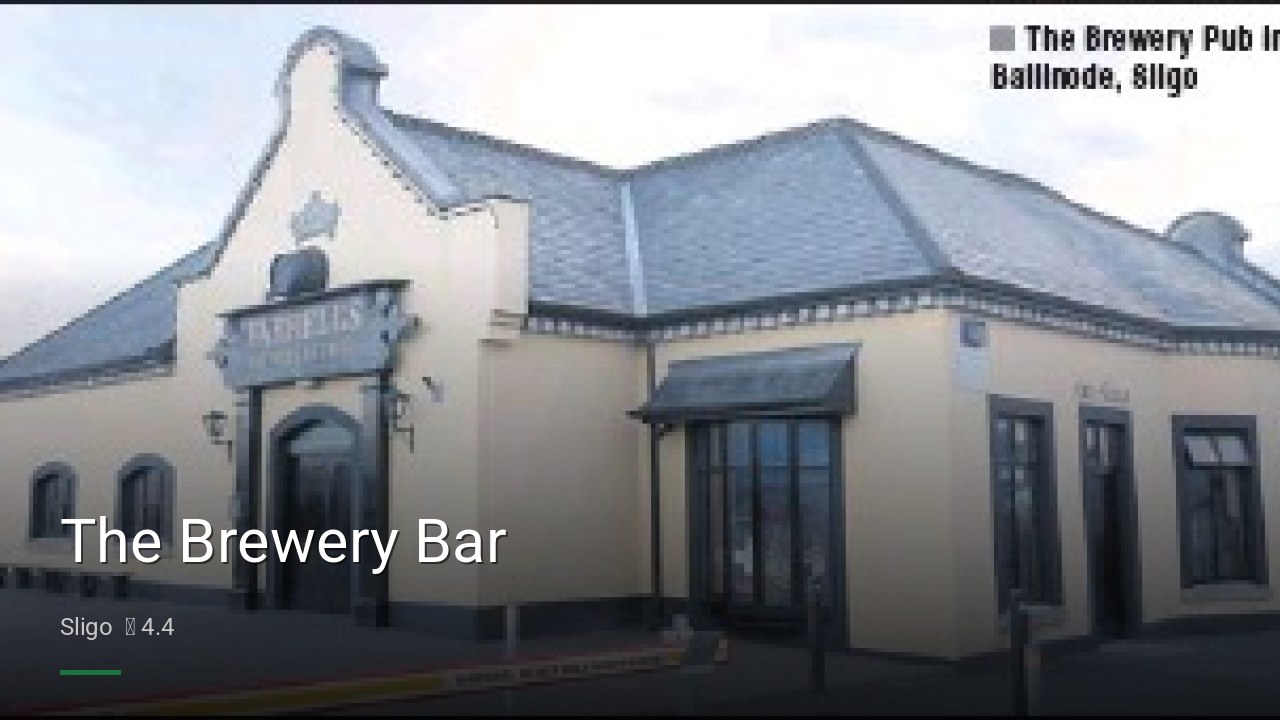 The Brewery Bar - Sports Bars in Sligo