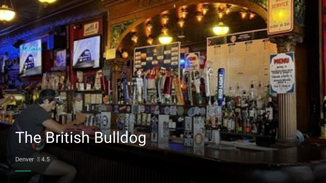 The British Bulldog - Sports Bars in Denver