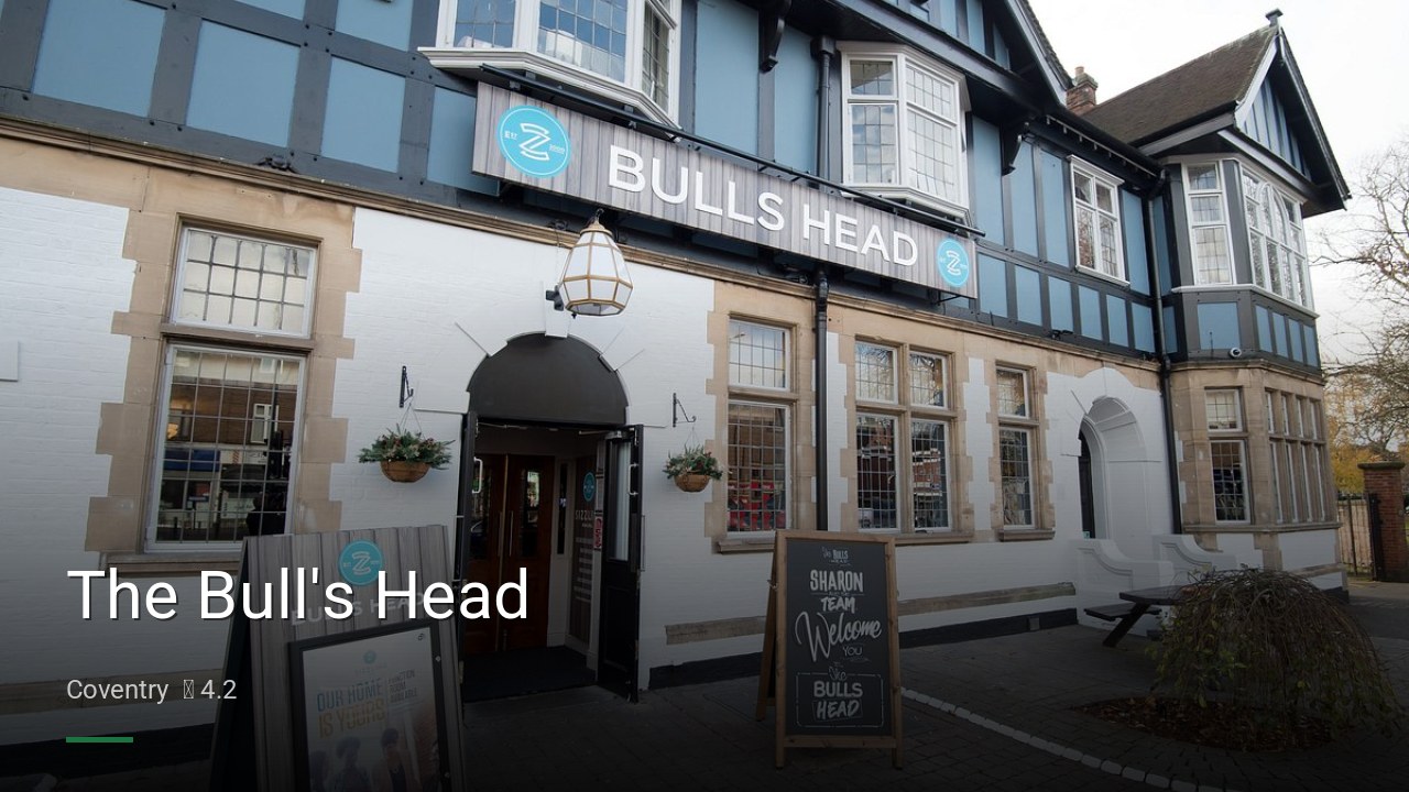 The Bull's Head - Sports Bars in Coventry