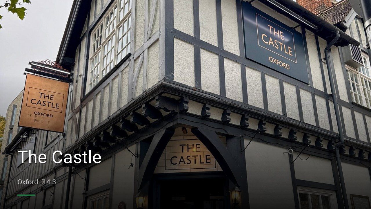 The Castle - Sports Bars in Oxford