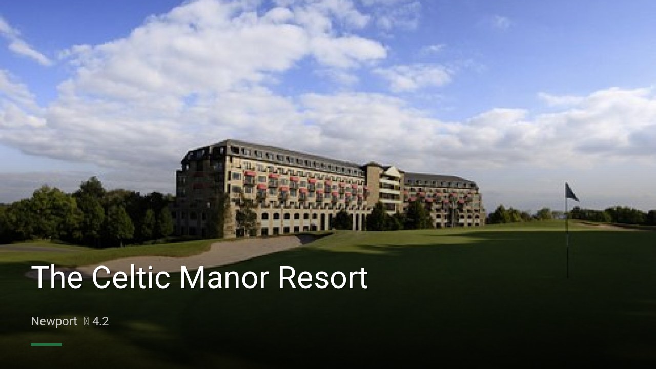 The Celtic Manor Resort - Sports Bars in Newport