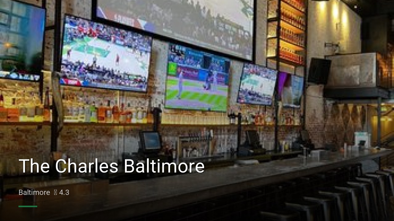 The Charles Baltimore - Sports Bars in Baltimore