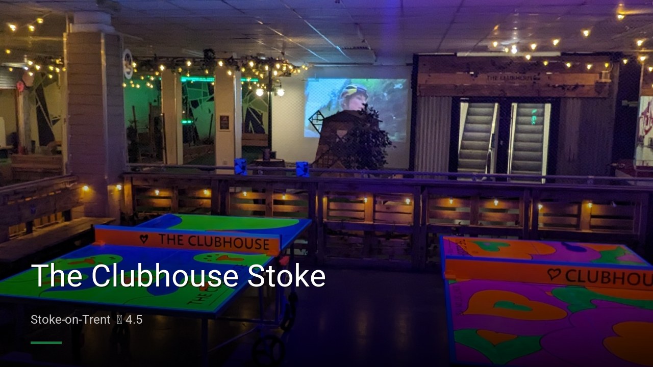 The Clubhouse Stoke - Sports Bars in Stoke-on-Trent