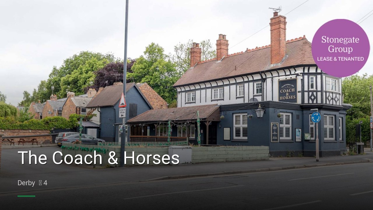 The Coach & Horses - Sports Bars in Derby