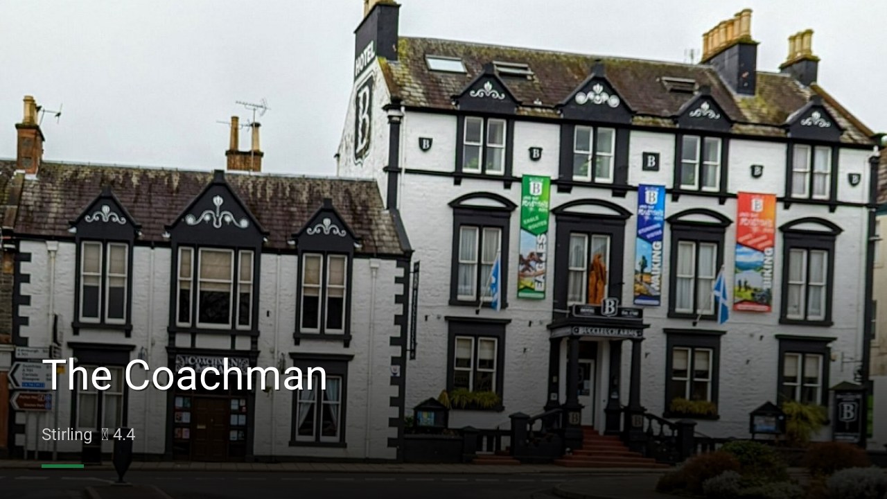 The Coachman - Sports Bars in Stirling