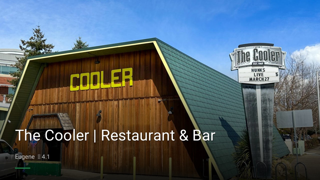 The Cooler | Restaurant & Bar - Sports Bars in Eugene