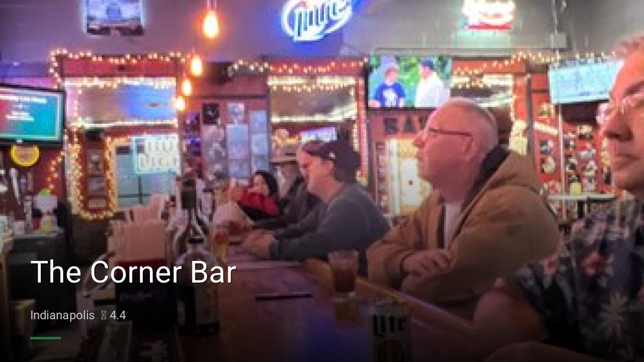 The Corner Bar - Sports Bars in Indianapolis