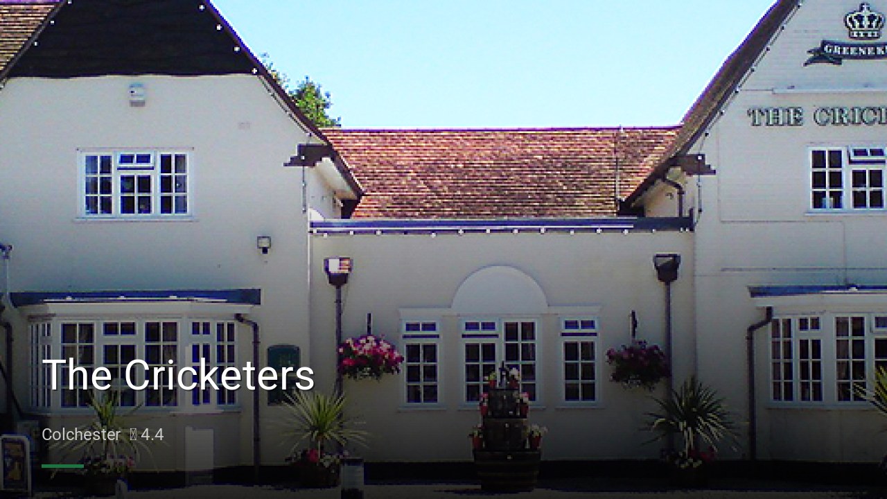 The Cricketers - Sports Bars in Colchester