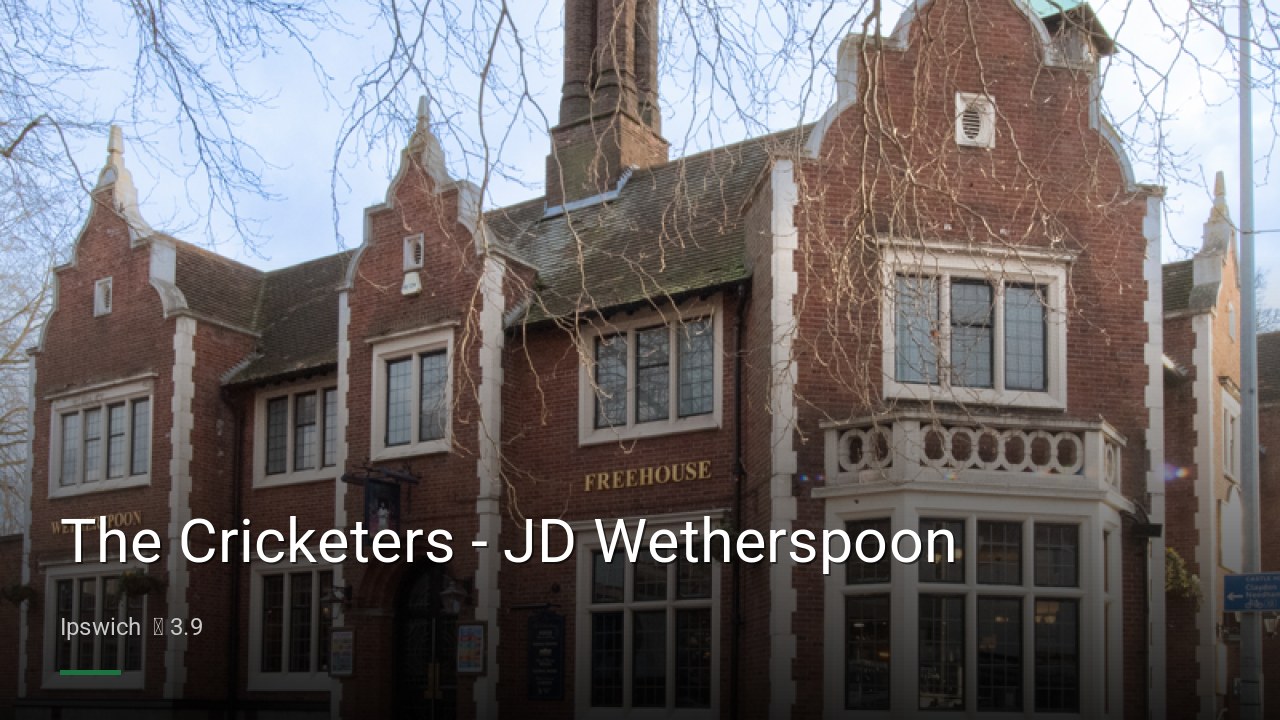 The Cricketers - JD Wetherspoon - Sports Bars in Ipswich