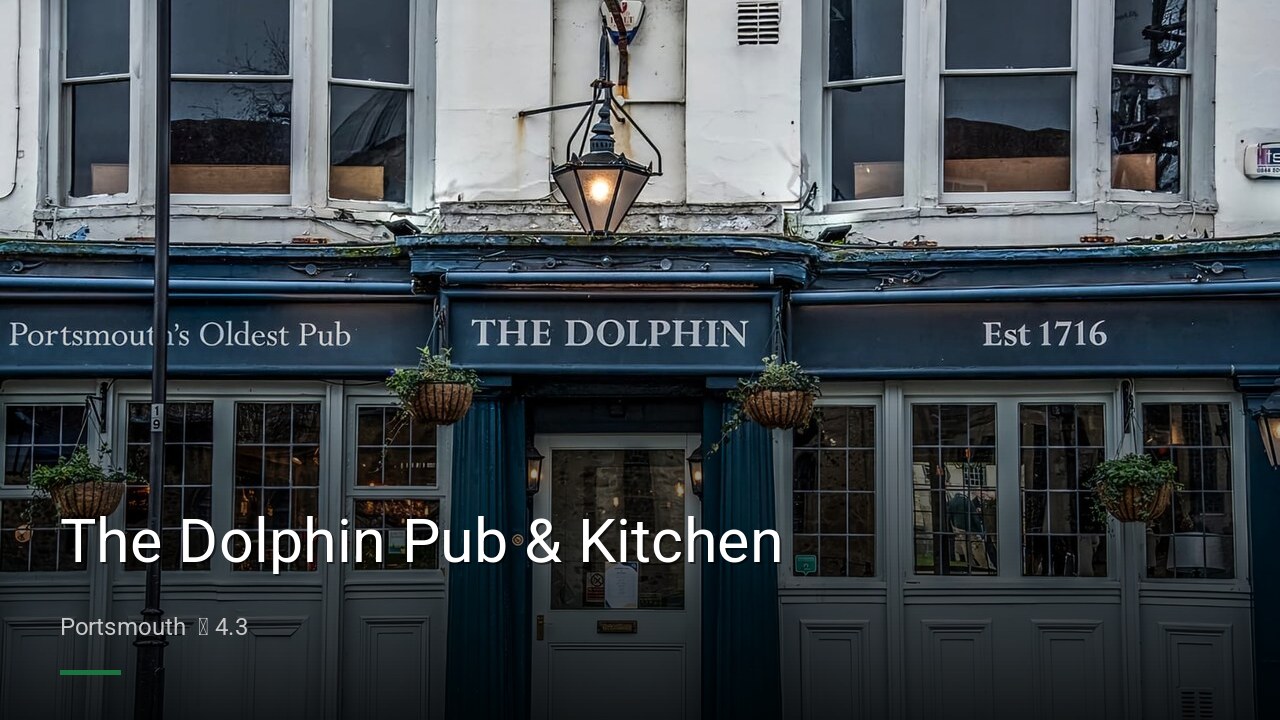 The Dolphin Pub & Kitchen - Sports Bars in Portsmouth