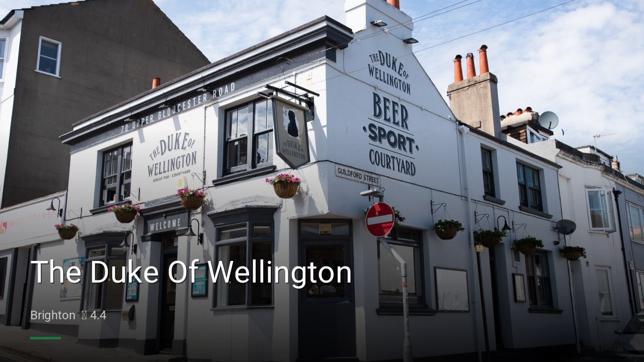 The Duke Of Wellington - Sports Bars in Brighton