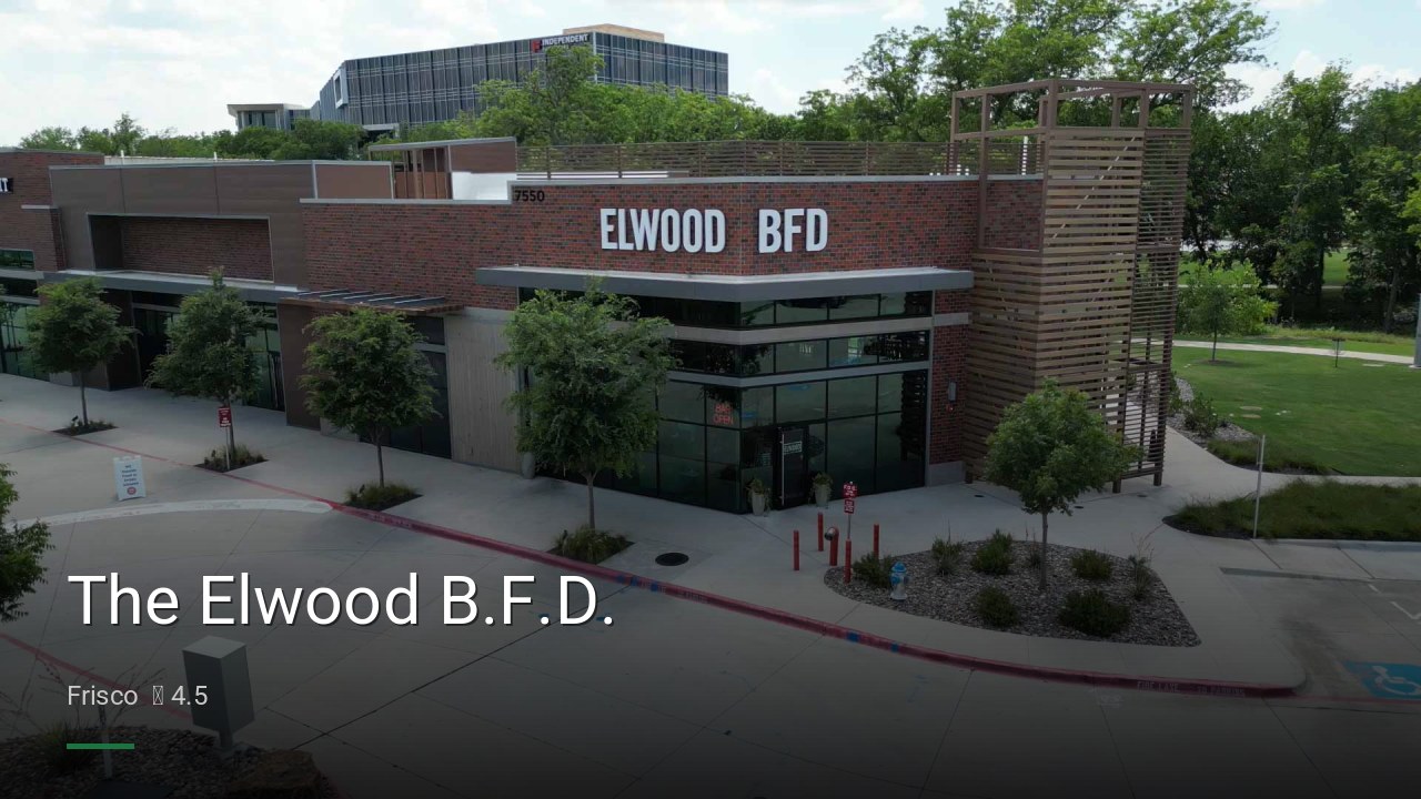 The Elwood B.F.D. - Sports Bars in Frisco