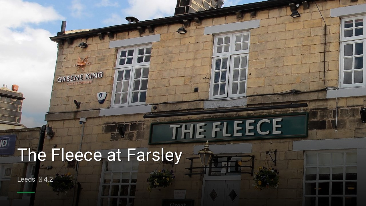 The Fleece at Farsley - Sports Bars in Leeds