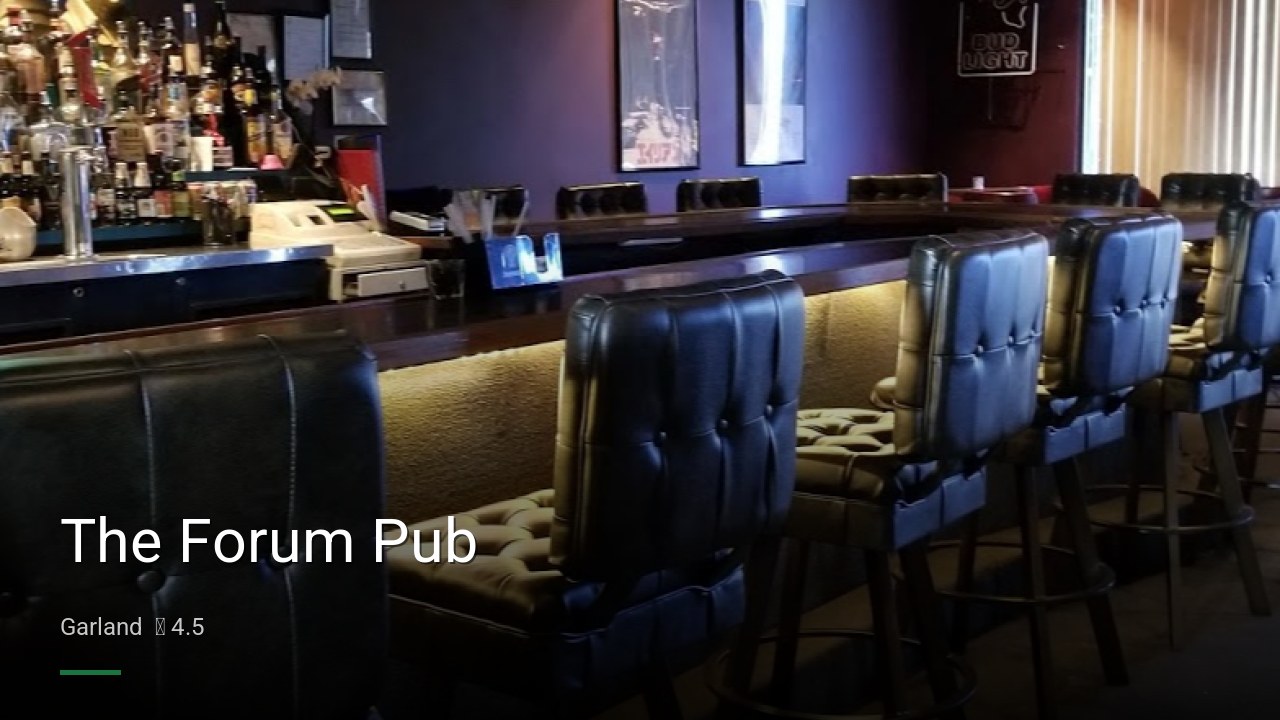 The Forum Pub - Sports Bars in Garland