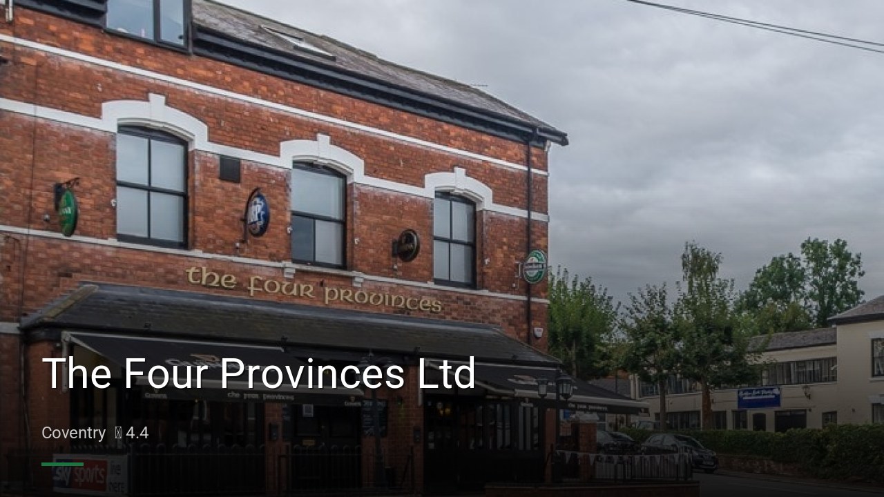 The Four Provinces Ltd - Sports Bars in Coventry