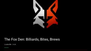 The Fox Den: Billiards, Bites, Brews — Sports bars in Louisville