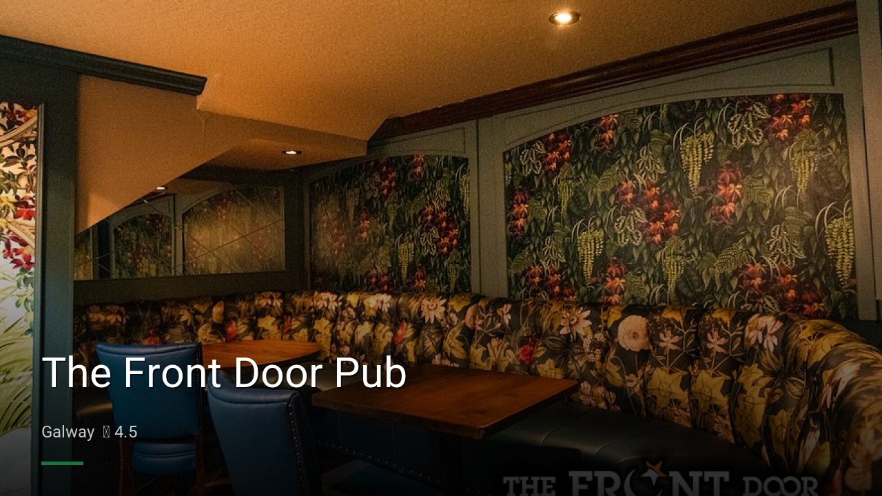 The Front Door Pub - Sports Bars in Galway