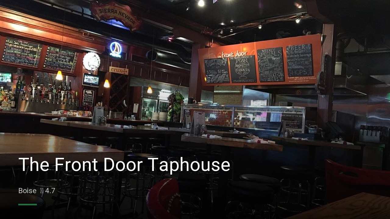 The Front Door Taphouse - Sports Bars in Boise