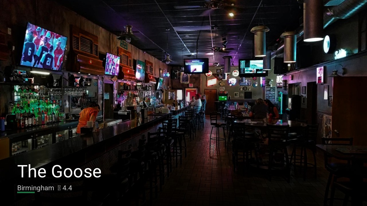 The Goose — Sports bars in Birmingham
