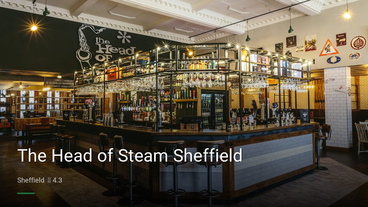 The Head of Steam Sheffield - Sports Bars in Sheffield