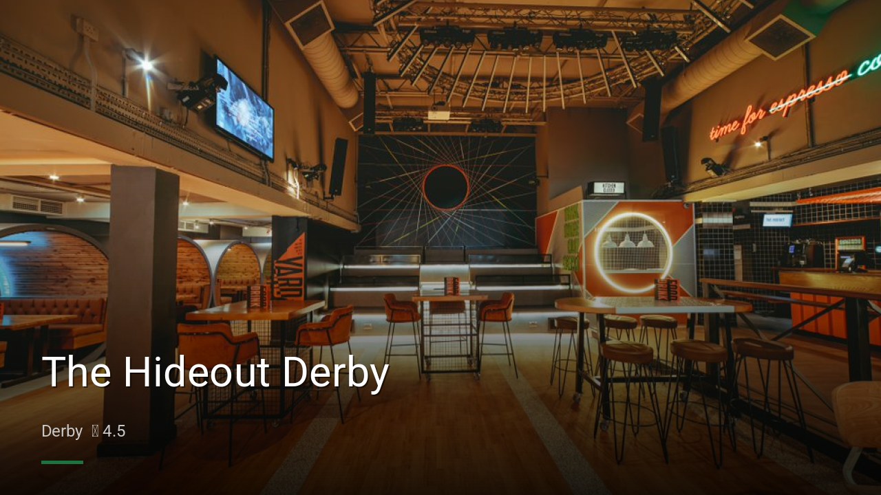 The Hideout Derby - Sports Bars in Derby
