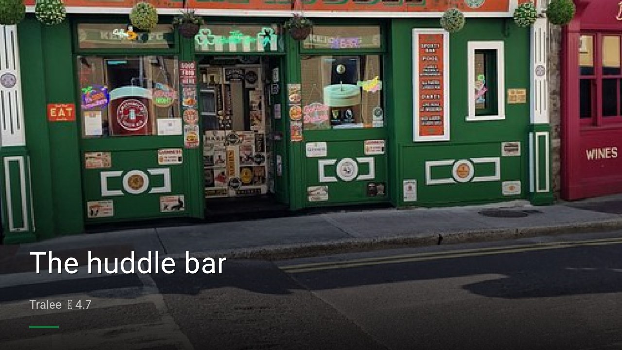 The huddle bar - Sports Bars in Tralee