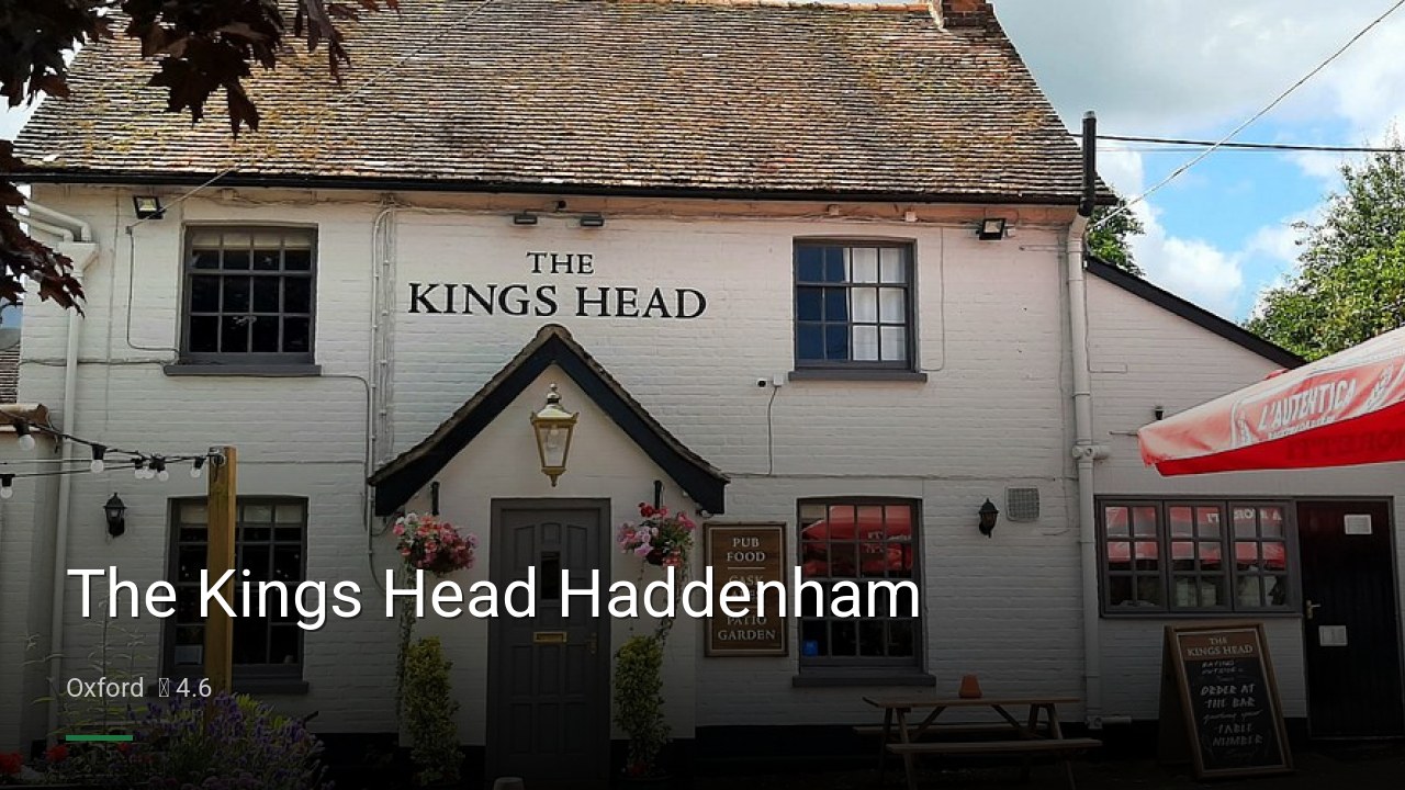 The Kings Head Haddenham - Sports Bars in Oxford
