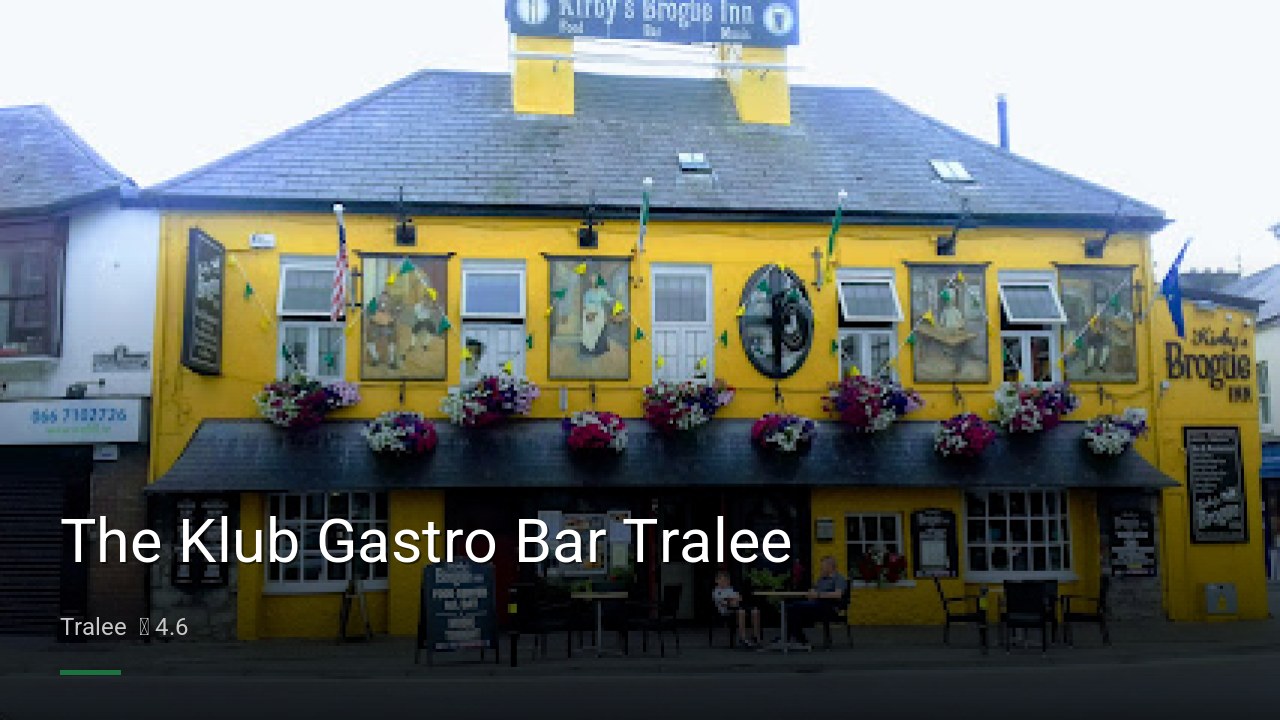 The Klub Gastro Bar Tralee - Sports Bars in Tralee