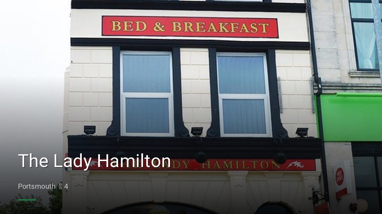 The Lady Hamilton - Sports Bars in Portsmouth