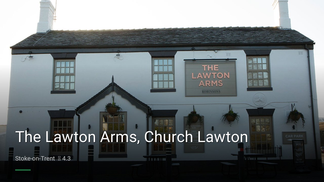 The Lawton Arms, Church Lawton - Sports Bars in Stoke-on-Trent