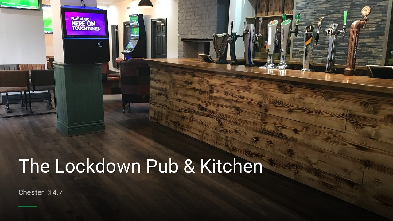 The Lockdown Pub & Kitchen - Sports Bars in Chester