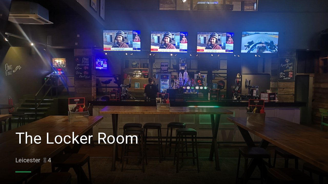 The Locker Room - Sports Bars in Leicester