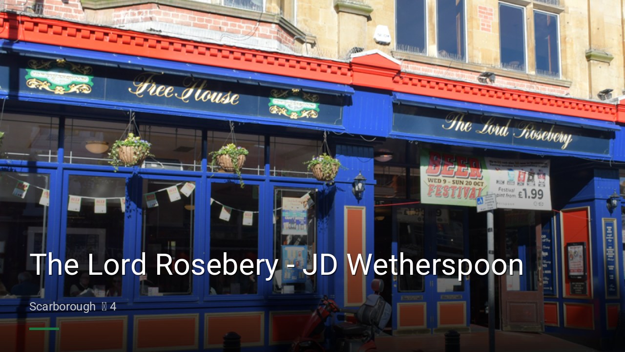 The Lord Rosebery - JD Wetherspoon - Sports Bars in Scarborough