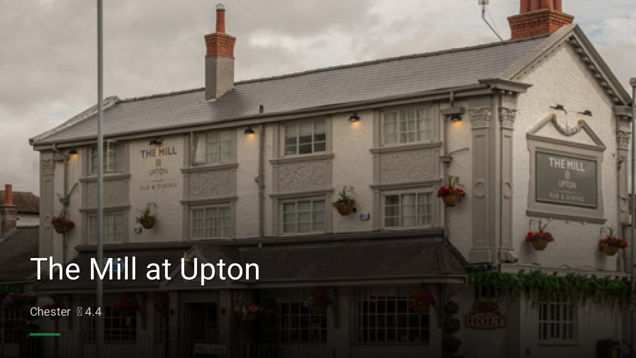 The Mill at Upton - Sports Bars in Chester