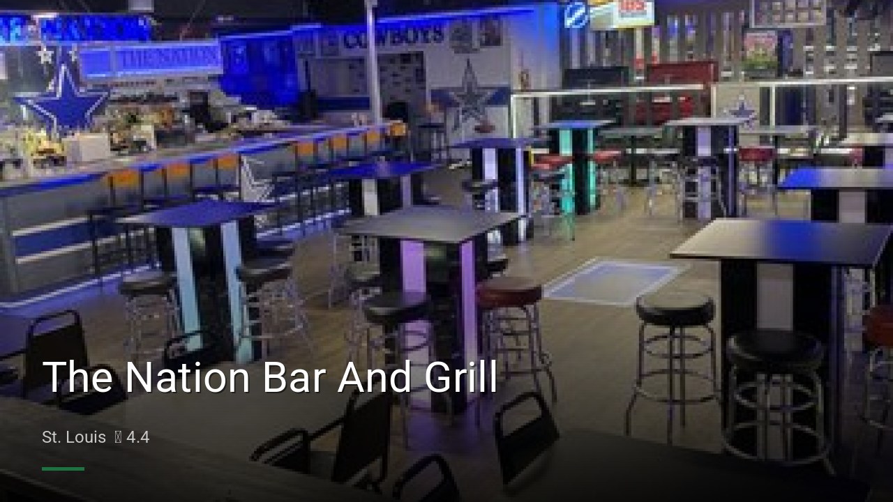 The Nation Bar And Grill - Sports Bars in St. Louis