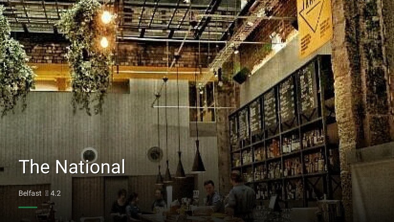 The National - Sports Bars in Belfast