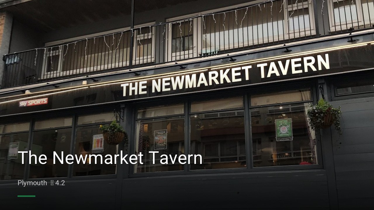 The Newmarket Tavern - Sports Bars in Plymouth