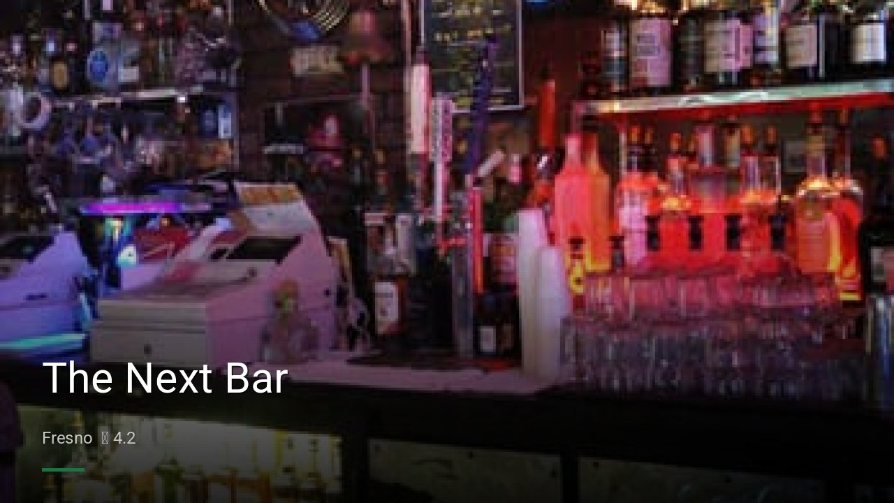 The Next Bar - Sports Bars in Fresno