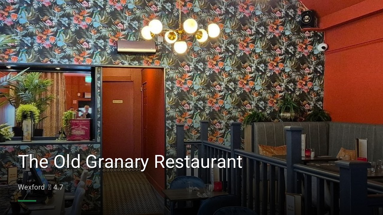 The Old Granary Restaurant - Sports Bars in Wexford